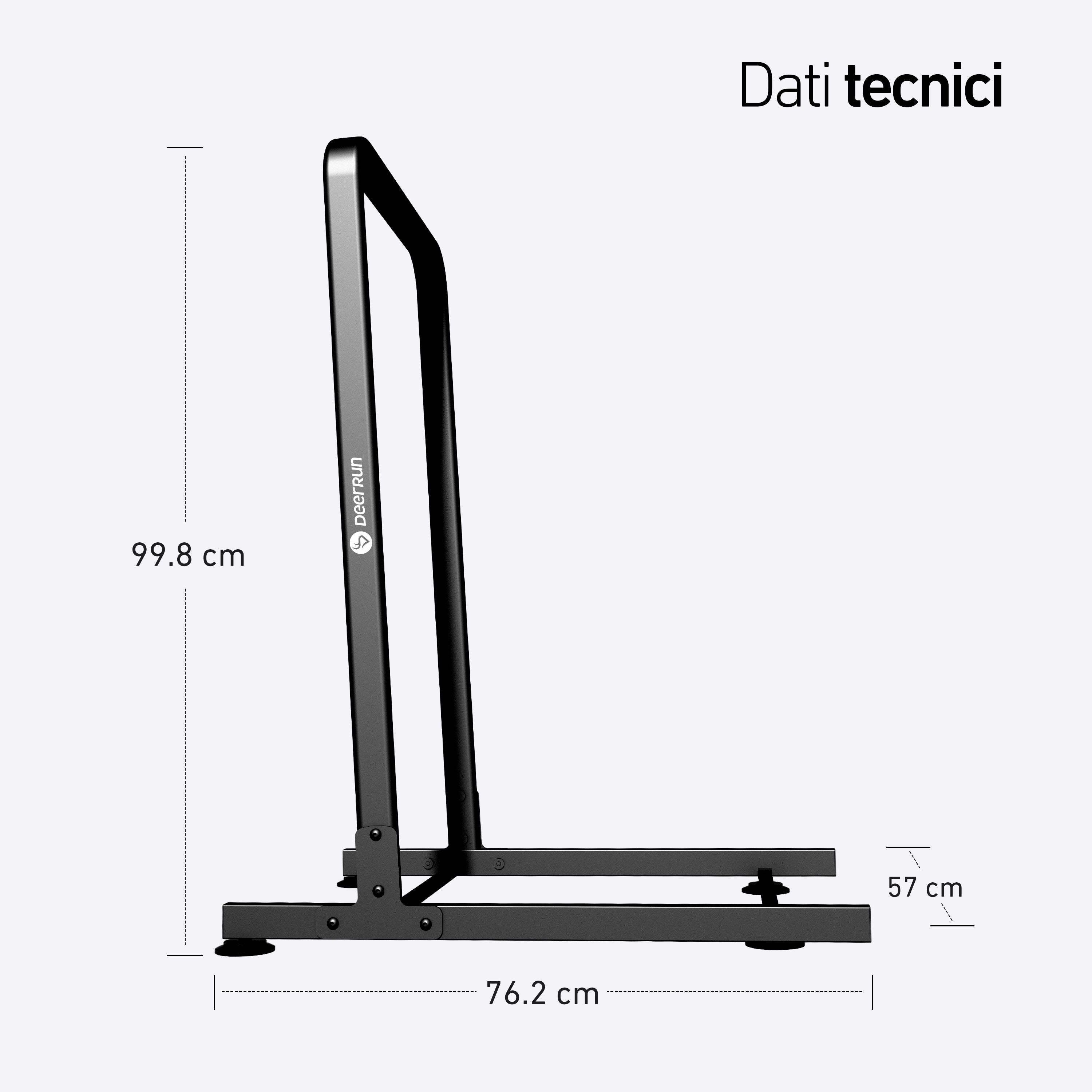 DeerRun® Ringhiera Rimovibile per Tappetino da Passeggio