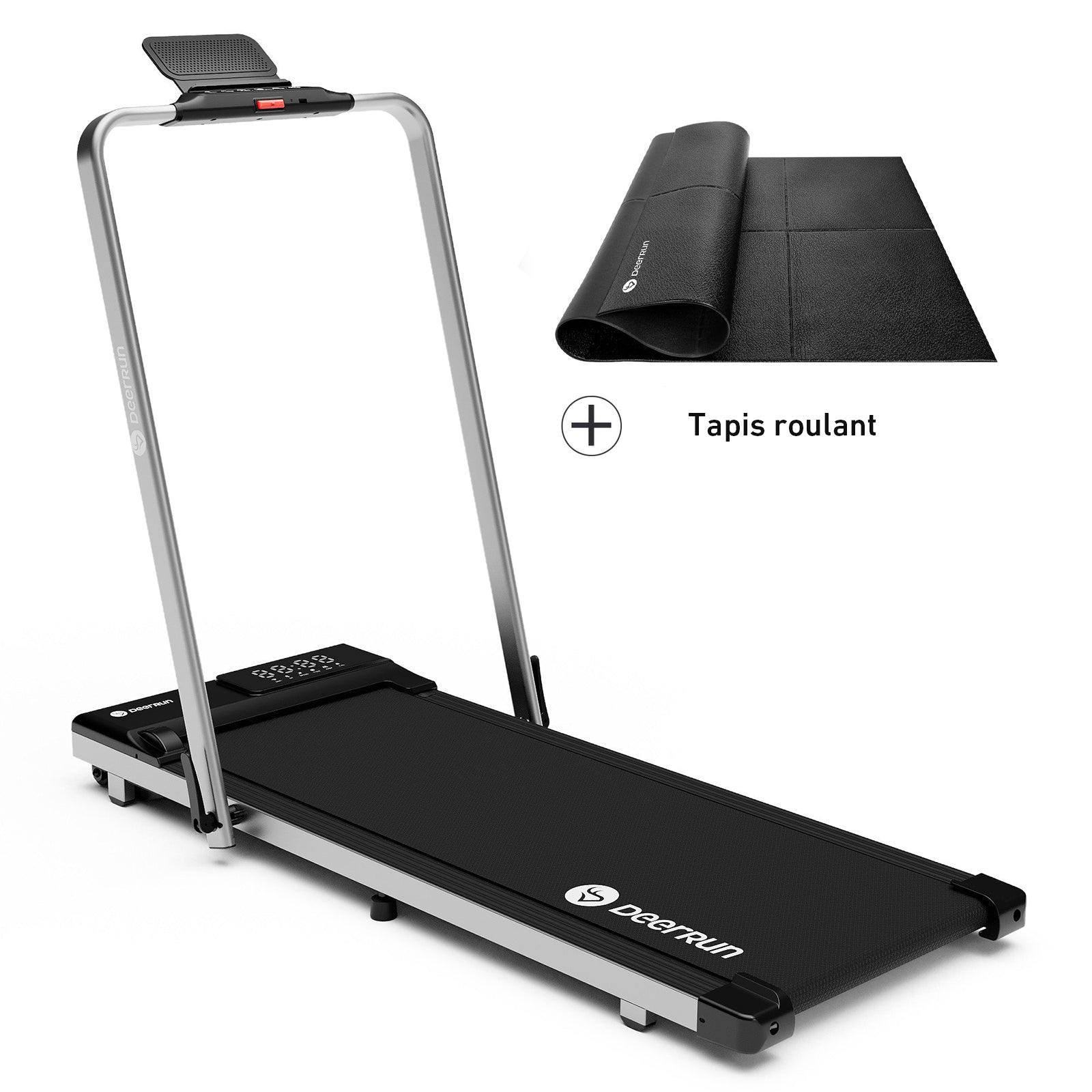 DeerRun A5 Pro Energie-2025 Smartes 2-in-1 Tapis roulant | Chip di aggiornamento e supporto NFC con capacità di carico di 145 kg e telecomando