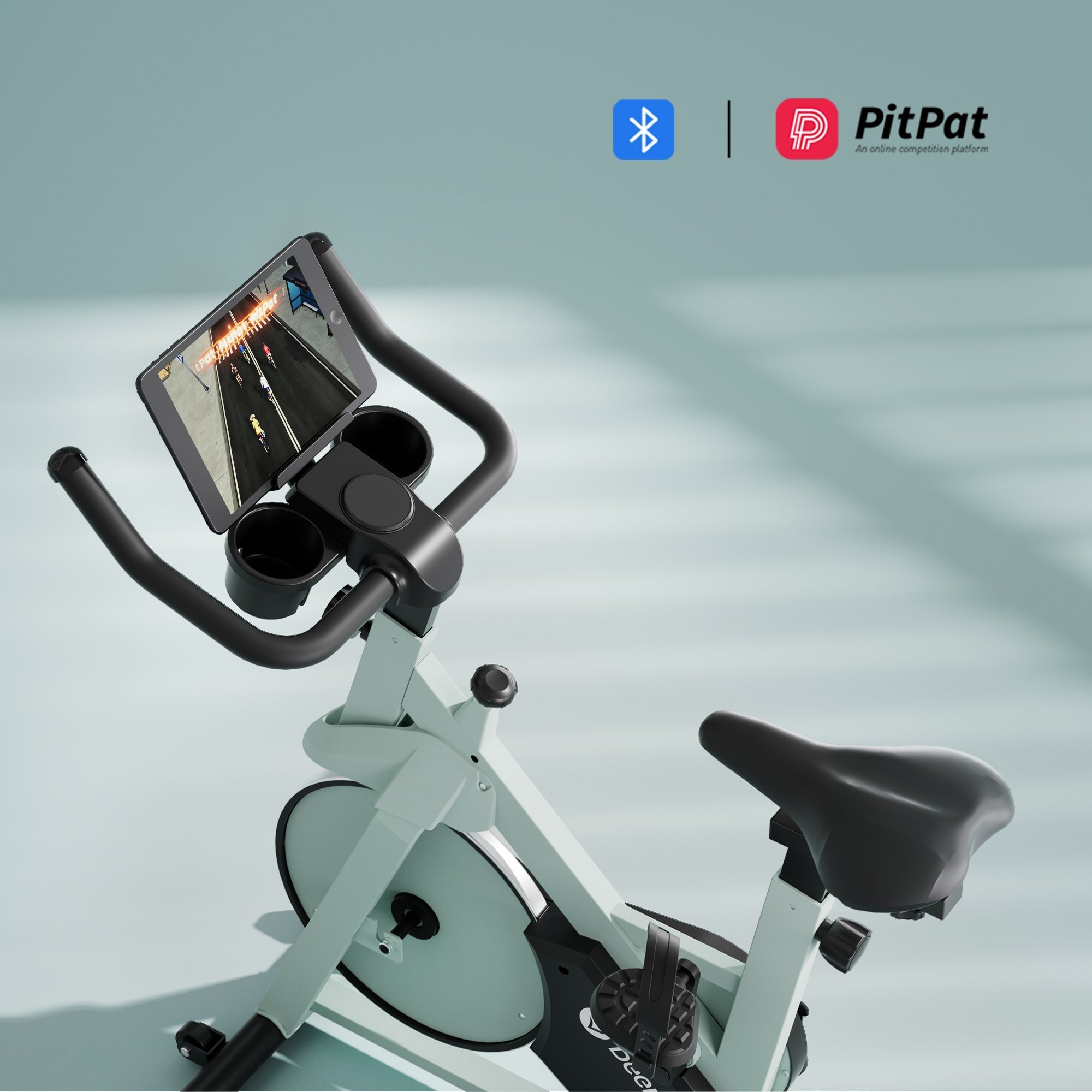 DeerRun S500 Smart bike da interno con resistenza magnetica regolabile, cintura silenziosa e PitPat App