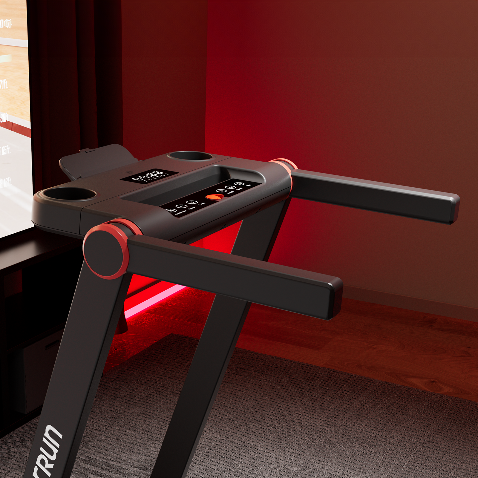 DeerRun A1 Pro Move+ – Tapis roulant pieghevole con inclinazione del 6% | Chip di aggiornamento 2025 e supporto NFC | Capacità di carico 158 kg, fino a 16 km/h