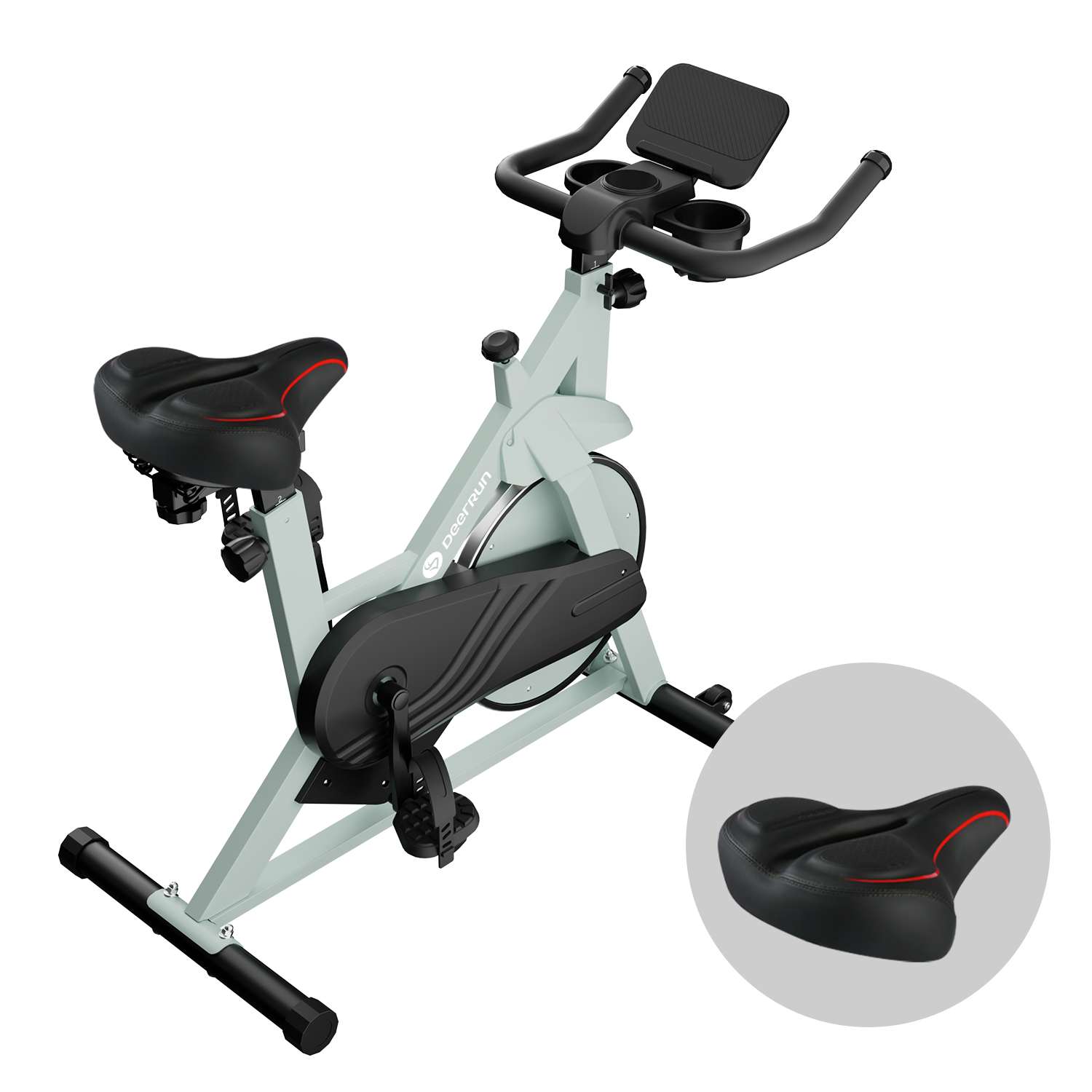 DeerRun S500 Smart bike da interno con resistenza magnetica regolabile, cintura silenziosa e PitPat App
