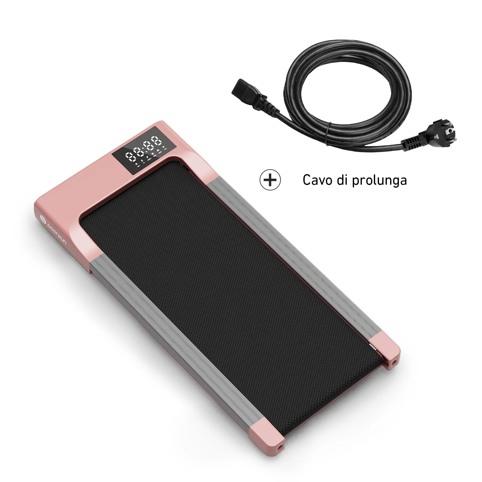 DeerRun Q1 Classic Plus – Smartes Walking-Tapis roulant con superficie di corsa più ampia, capacità di carico di 158 kg e telecomando