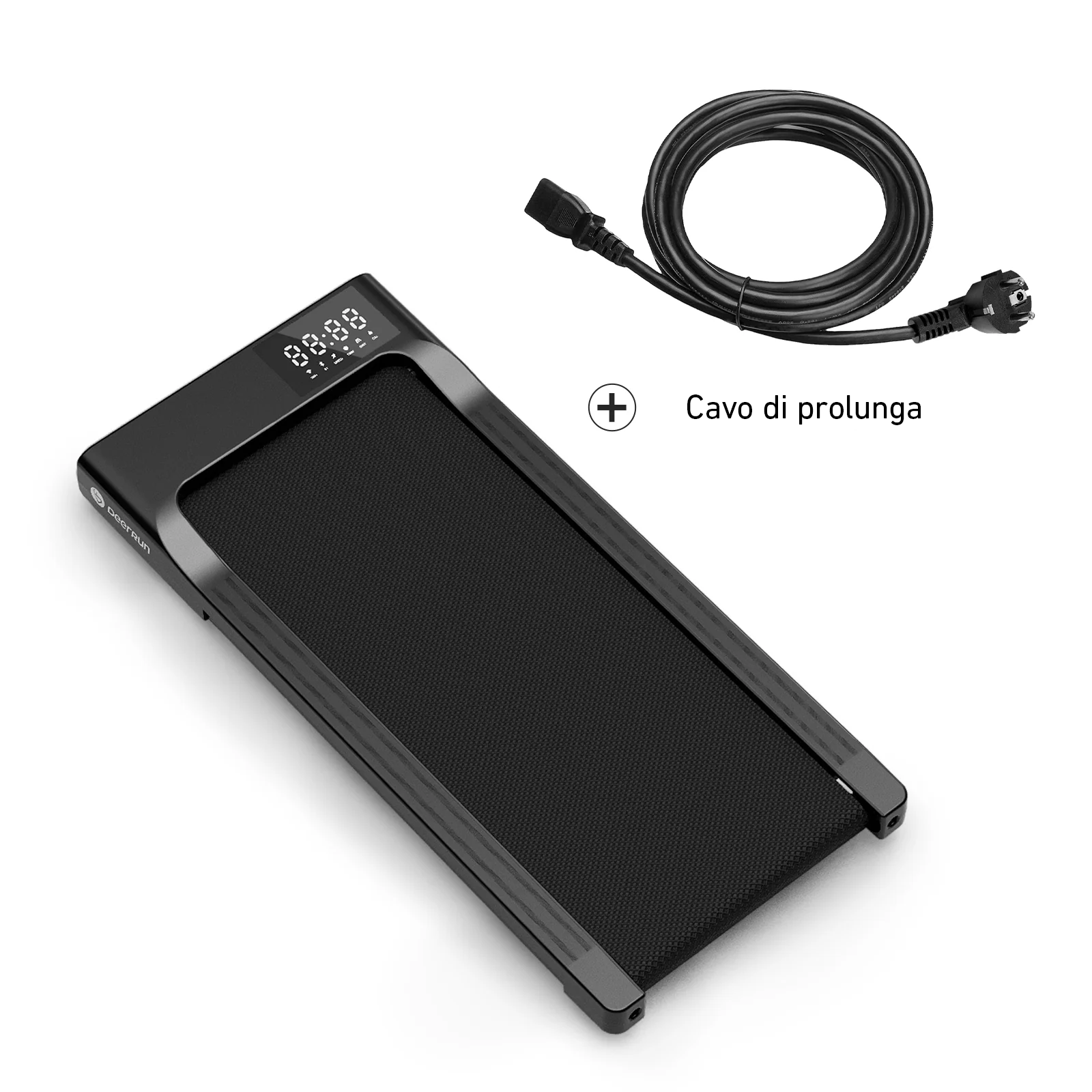 DeerRun Q1 Classic Plus – Smartes Walking-Tapis roulant con superficie di corsa più ampia, capacità di carico di 158 kg e telecomando