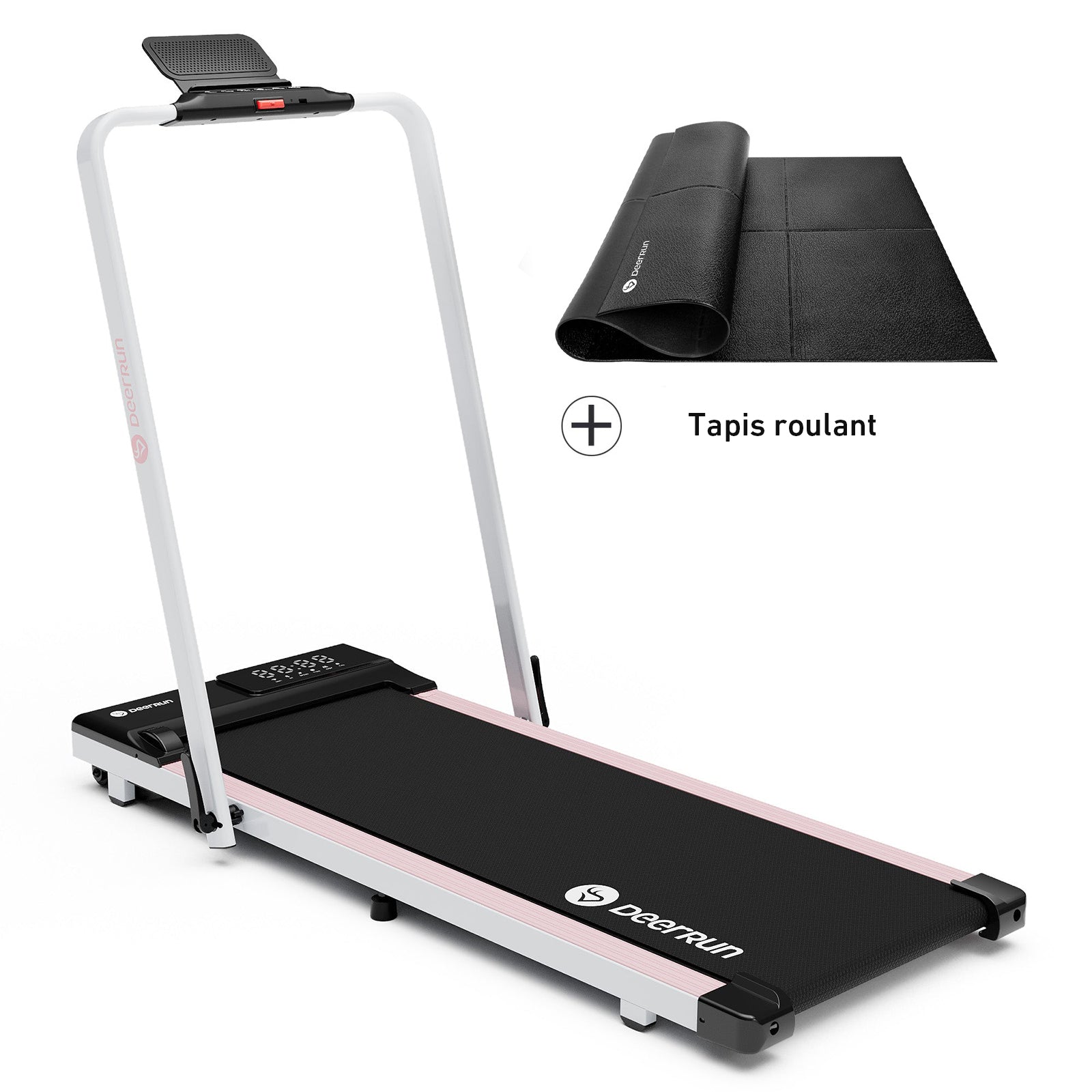 DeerRun A5 Pro Energie-2025 Smartes 2-in-1 Tapis roulant | Chip di aggiornamento e supporto NFC con capacità di carico di 145 kg e telecomando