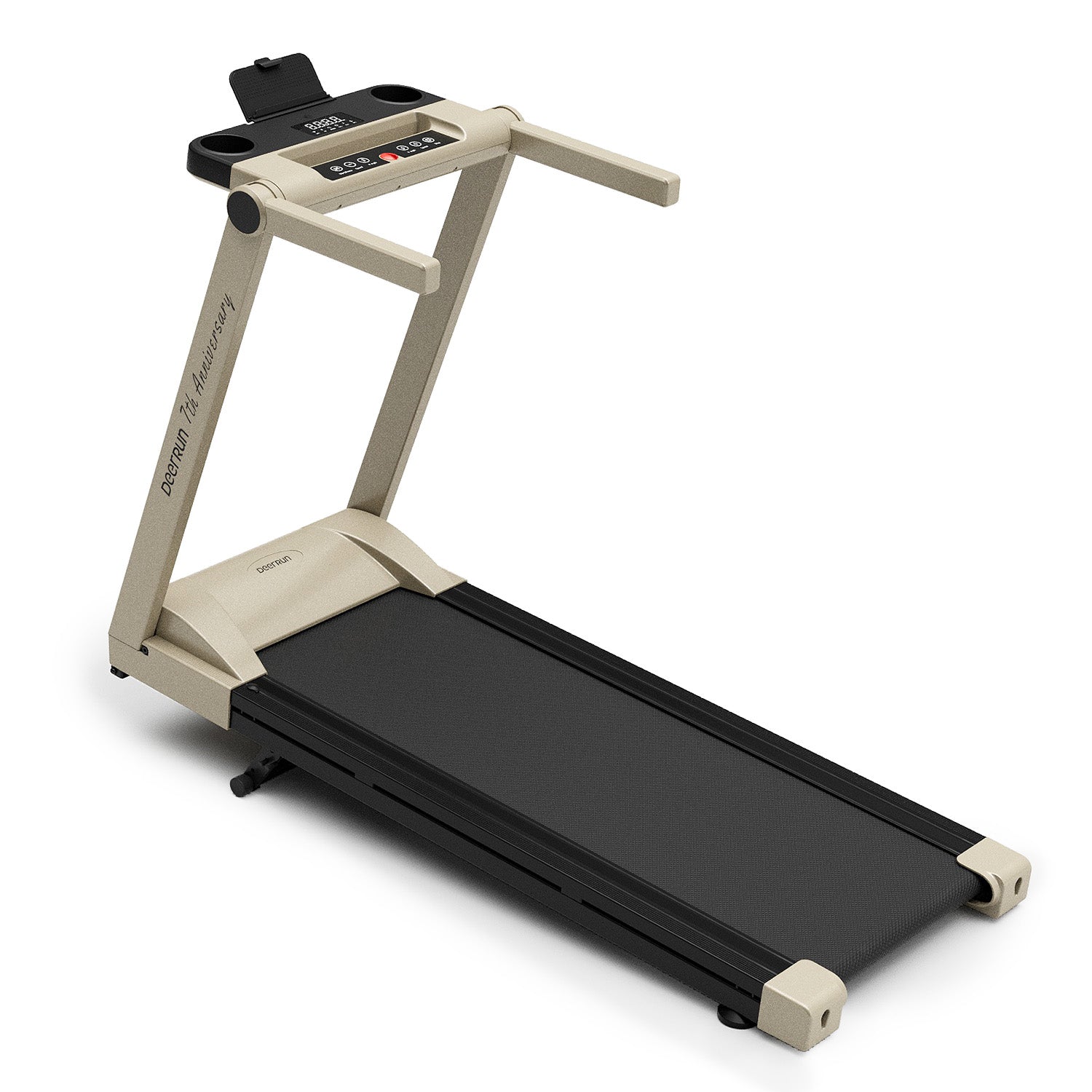 DeerRun A1 Pro Starlight-Tapis roulant pieghevole Edition con inclinazione del 6%, Bluetooth e telecomando wireless