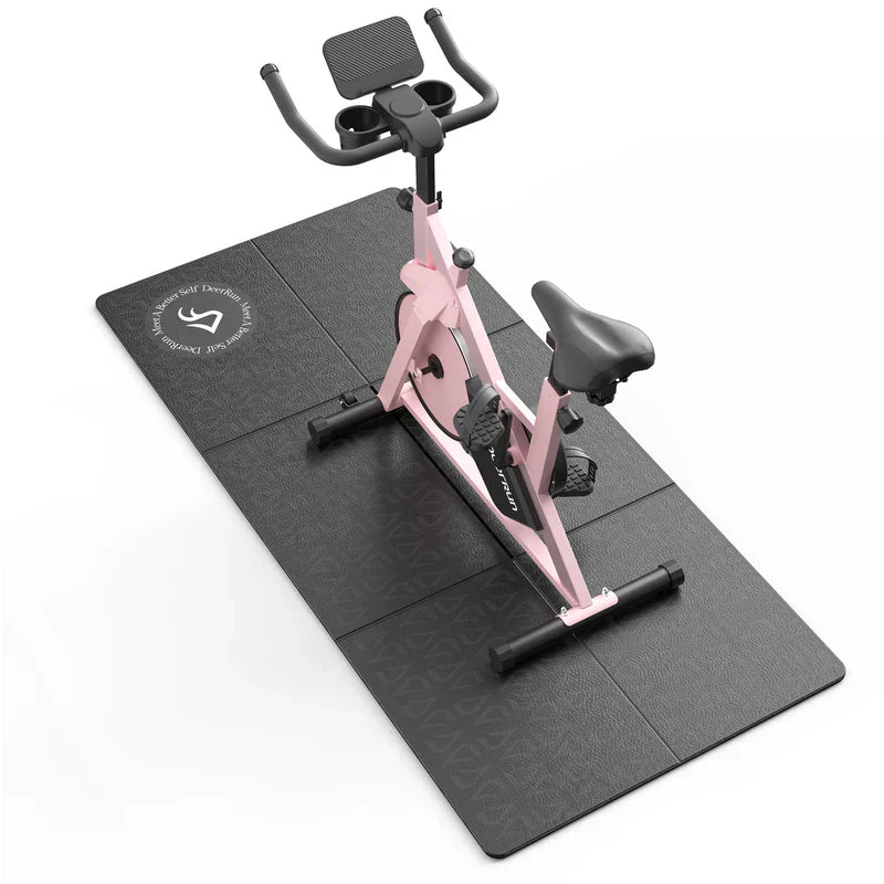 DeerRun S500 Rose Indoor Smart Bike con resistenza magnetica regolabile, cintura silenziosa e App PitPat