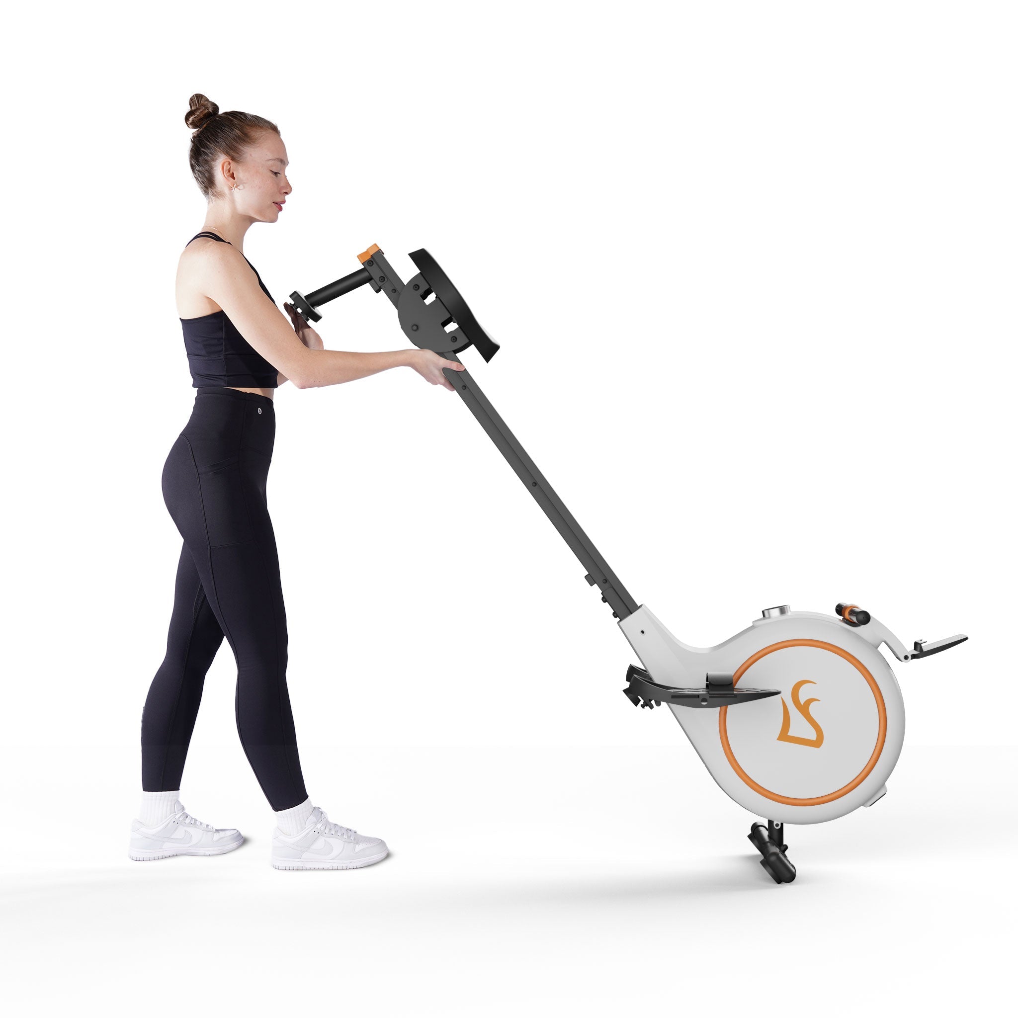DeerRun RW600 Smart-Vogatore con resistenza magnetica regolabile a 32 livelli e lunga guida scorrevole e APP PitPat