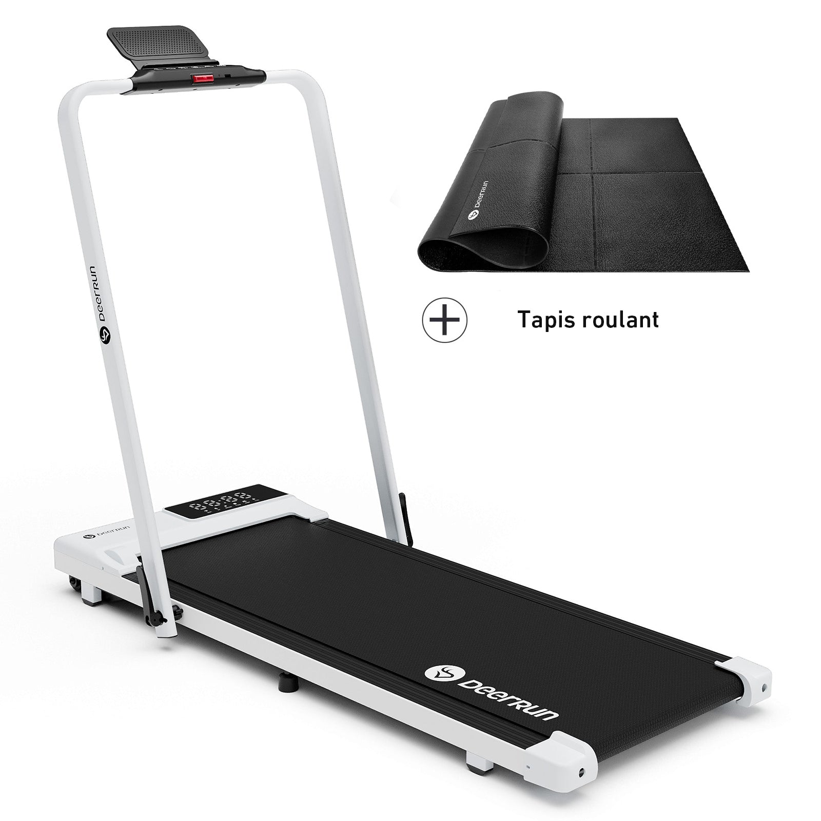 DeerRun A5 Pro Energie-2025 Smartes 2-in-1 Tapis roulant | Chip di aggiornamento e supporto NFC con capacità di carico di 145 kg e telecomando