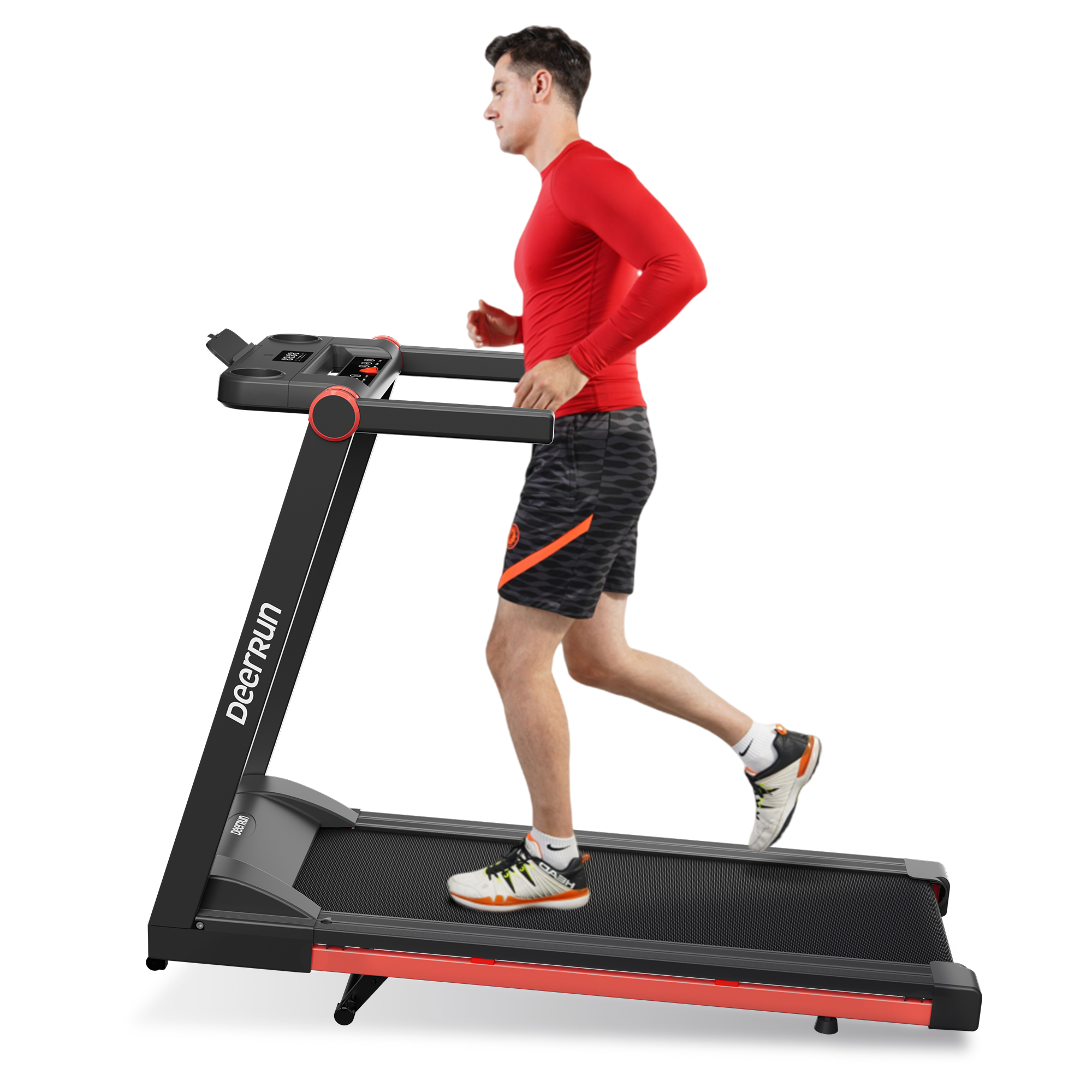 DeerRun A1 Pro Move+ – Tapis roulant pieghevole con inclinazione del 6% | Chip di aggiornamento 2025 e supporto NFC | Capacità di carico 158 kg, fino a 16 km/h