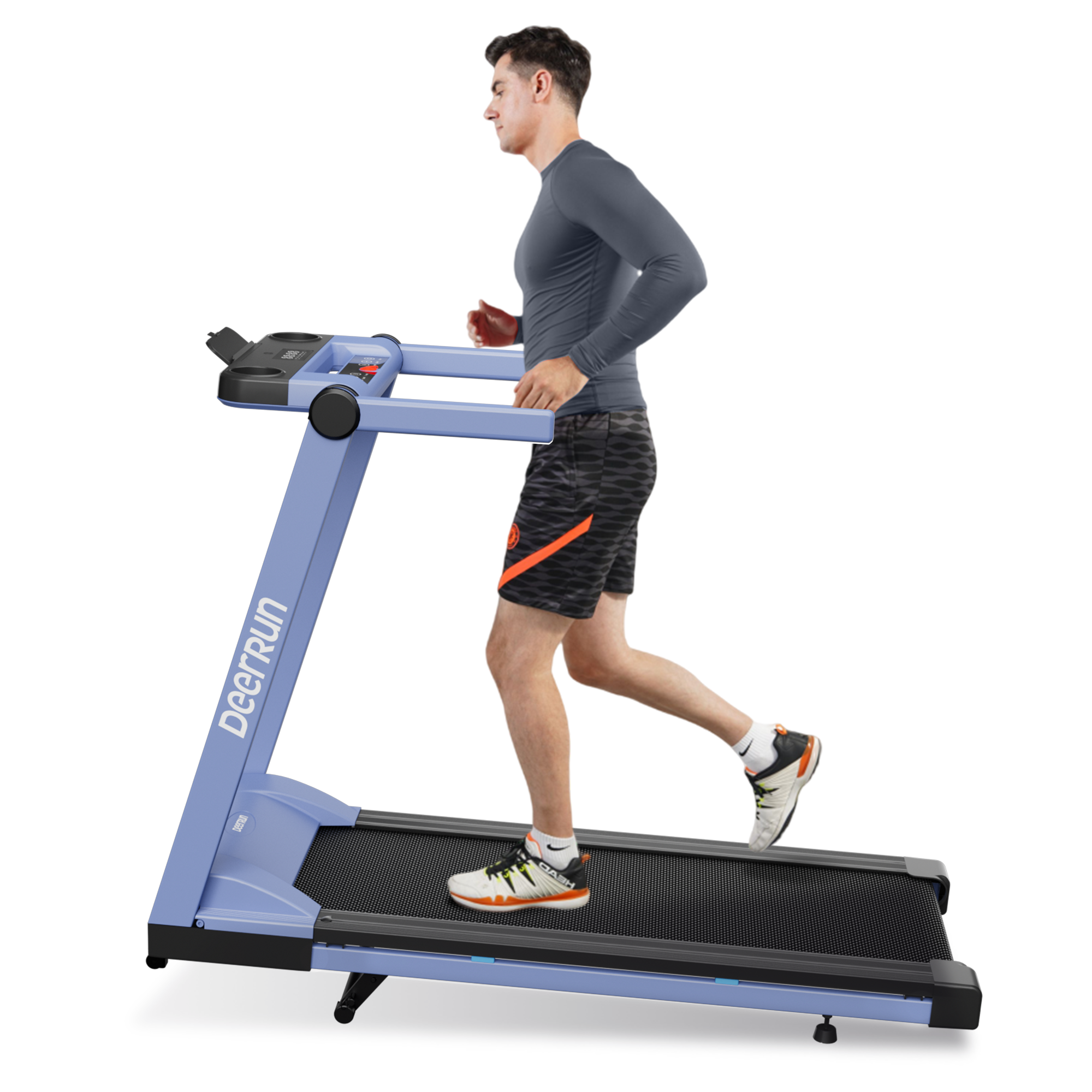 DeerRun A1 Pro Move+ – Tapis roulant pieghevole con inclinazione del 6% | Chip di aggiornamento 2025 e supporto NFC | Capacità di carico 158 kg, fino a 16 km/h