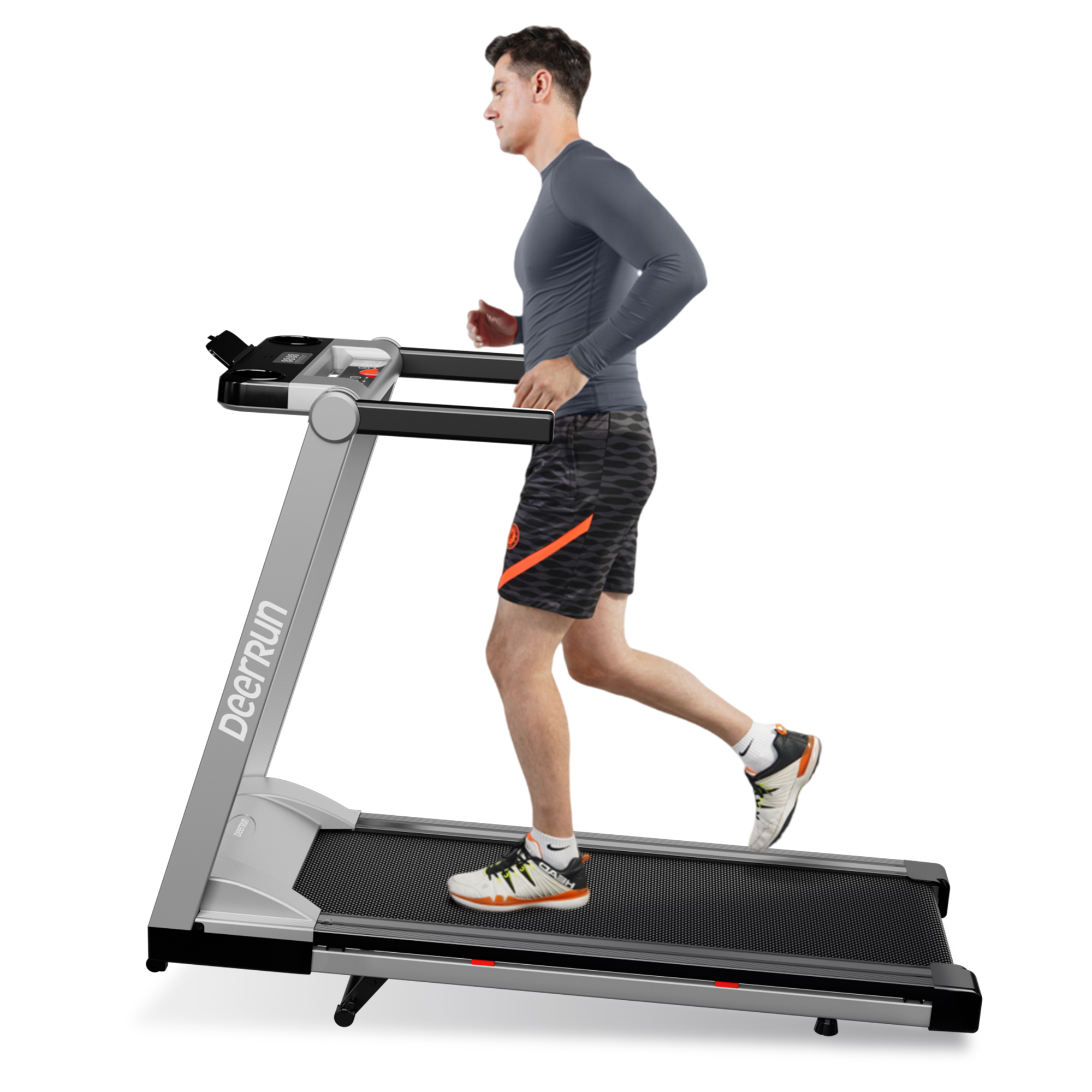 DeerRun A1 Pro Move+ – Tapis roulant pieghevole con inclinazione del 6% | Chip di aggiornamento 2025 e supporto NFC | Capacità di carico 158 kg, fino a 16 km/h
