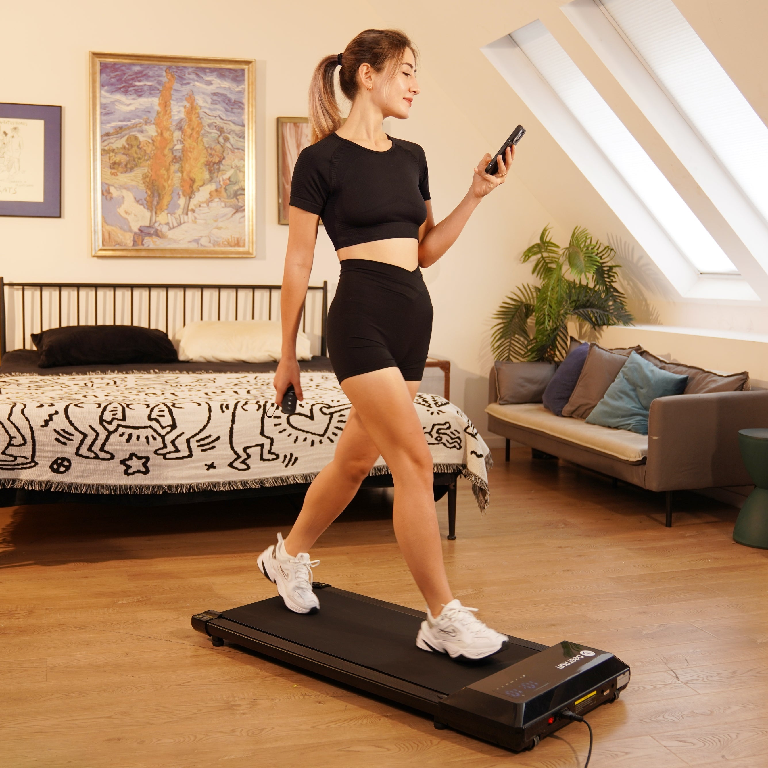 DeerRun Q1 Urban Smart-Walk-Tapis roulant –capacità di carico 136 kg