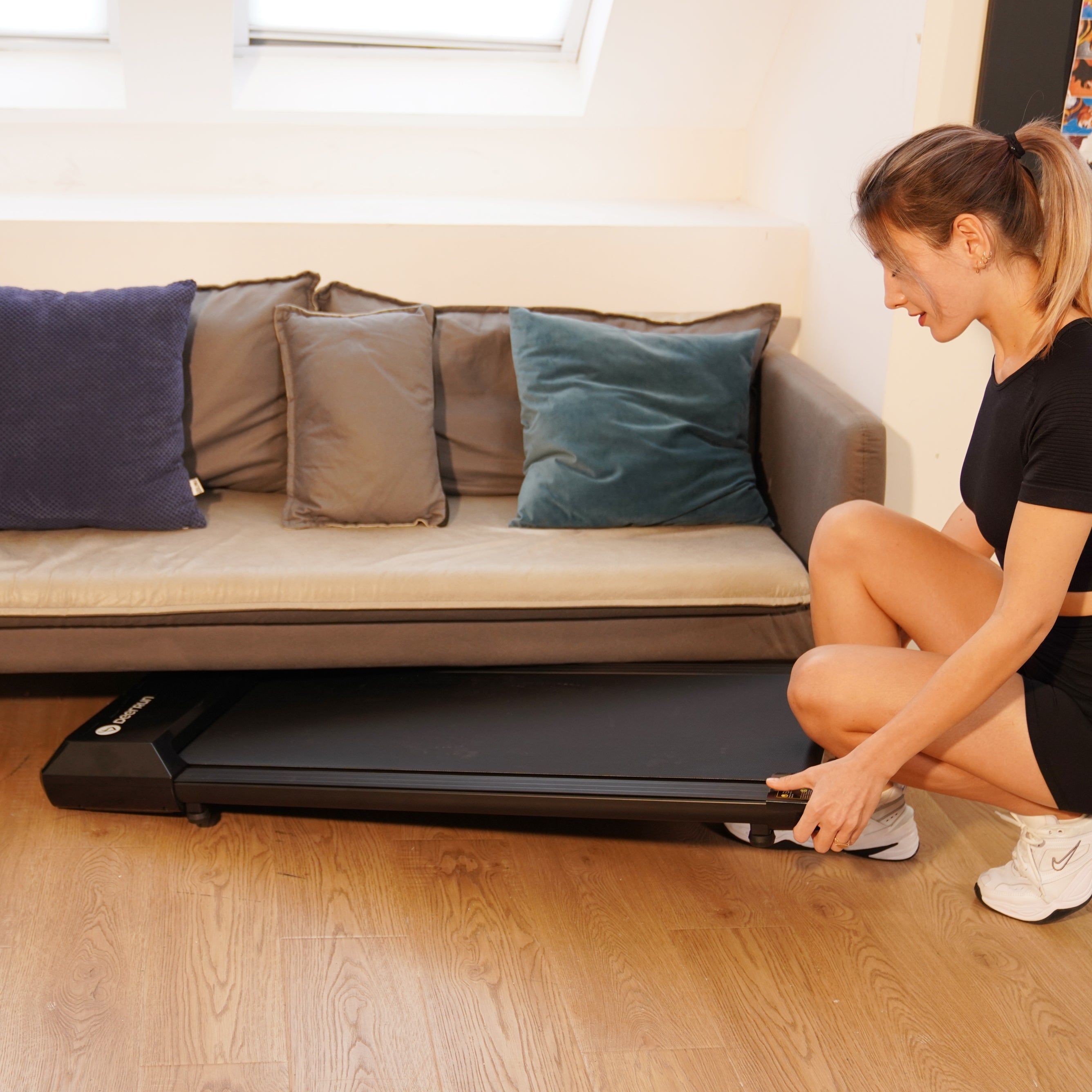 DeerRun Q1 Urban Smart-Walk-Tapis roulant –capacità di carico 136 kg