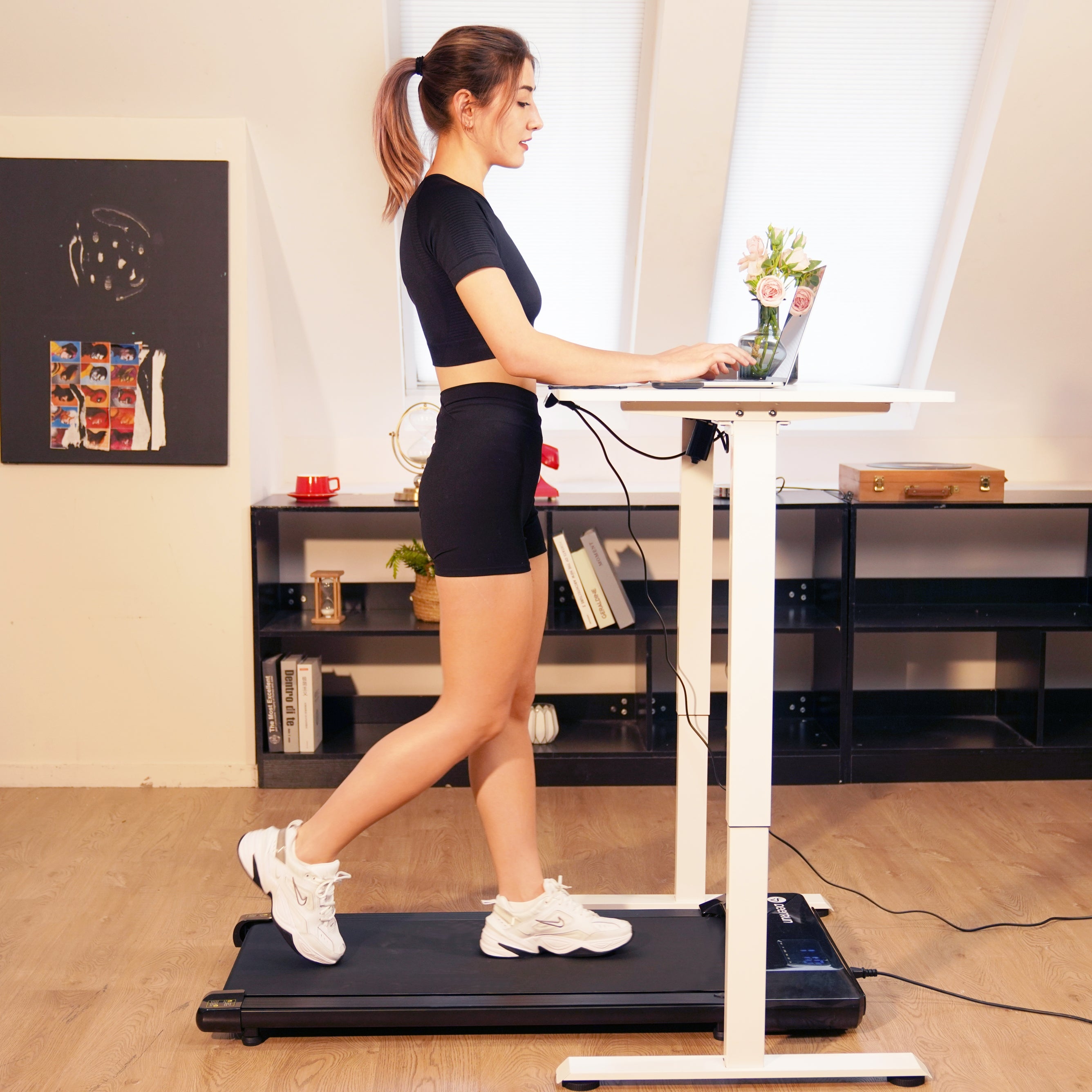 DeerRun Q1 Urban Smart-Walk-Tapis roulant –capacità di carico 136 kg