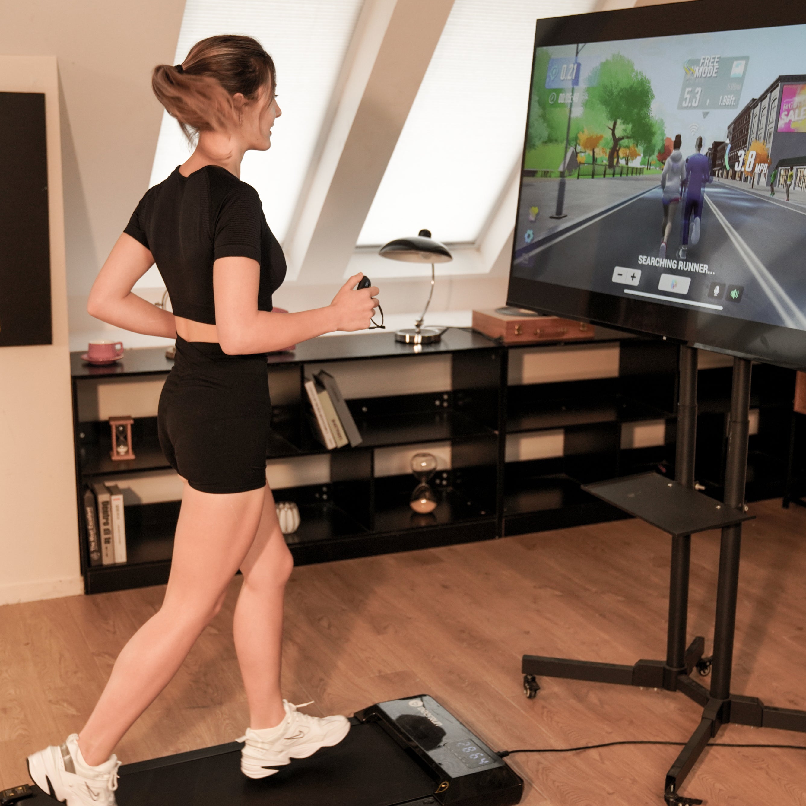 DeerRun Q1 Urban Smart-Walk-Tapis roulant –capacità di carico 136 kg