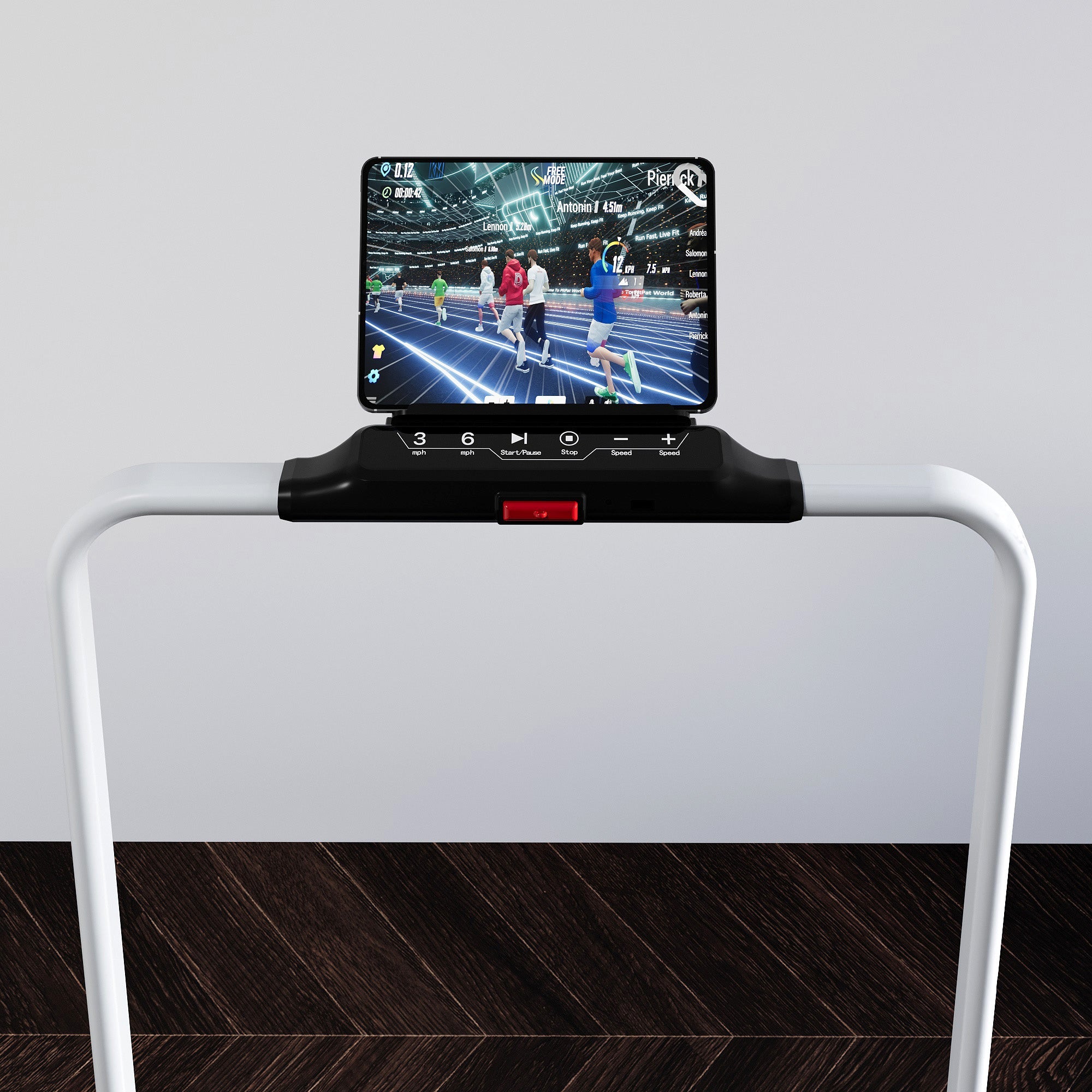 DeerRun A5 Pro Energie-2025 Smartes 2-in-1 Tapis roulant | Chip di aggiornamento e supporto NFC con capacità di carico di 145 kg e telecomando