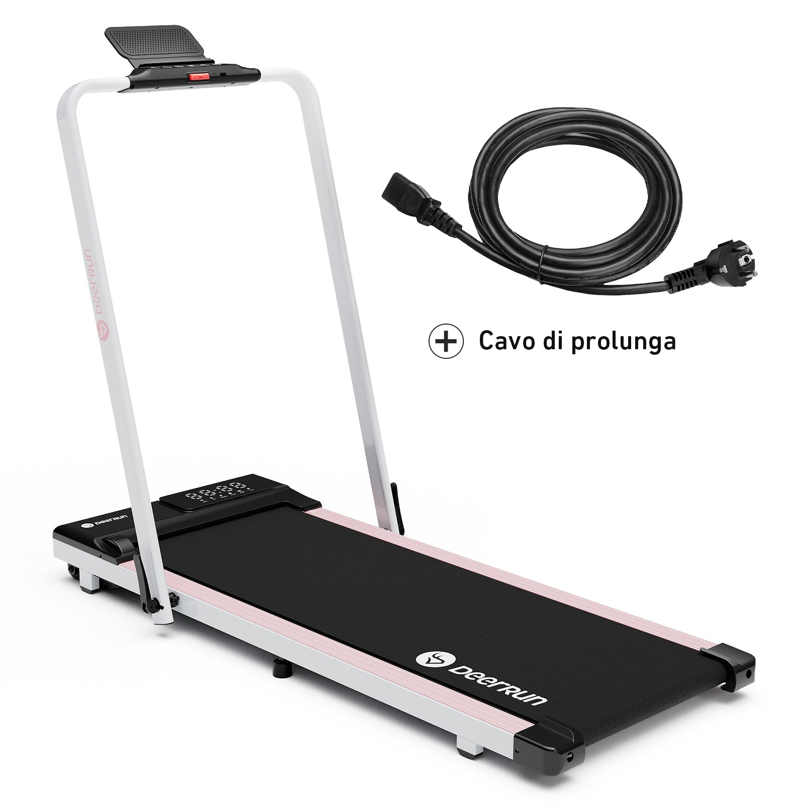 DeerRun A5 Pro Energie-2025 Smartes 2-in-1 Tapis roulant | Chip di aggiornamento e supporto NFC con capacità di carico di 145 kg e telecomando