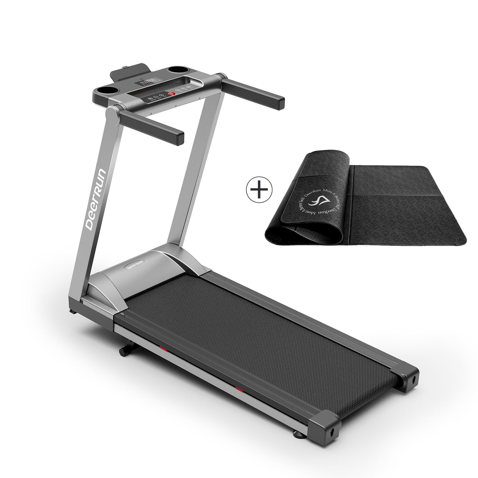 DeerRun A1 Pro Move+ – Tapis roulant pieghevole con inclinazione del 6% | Chip di aggiornamento 2025 e supporto NFC | Capacità di carico 158 kg, fino a 16 km/h