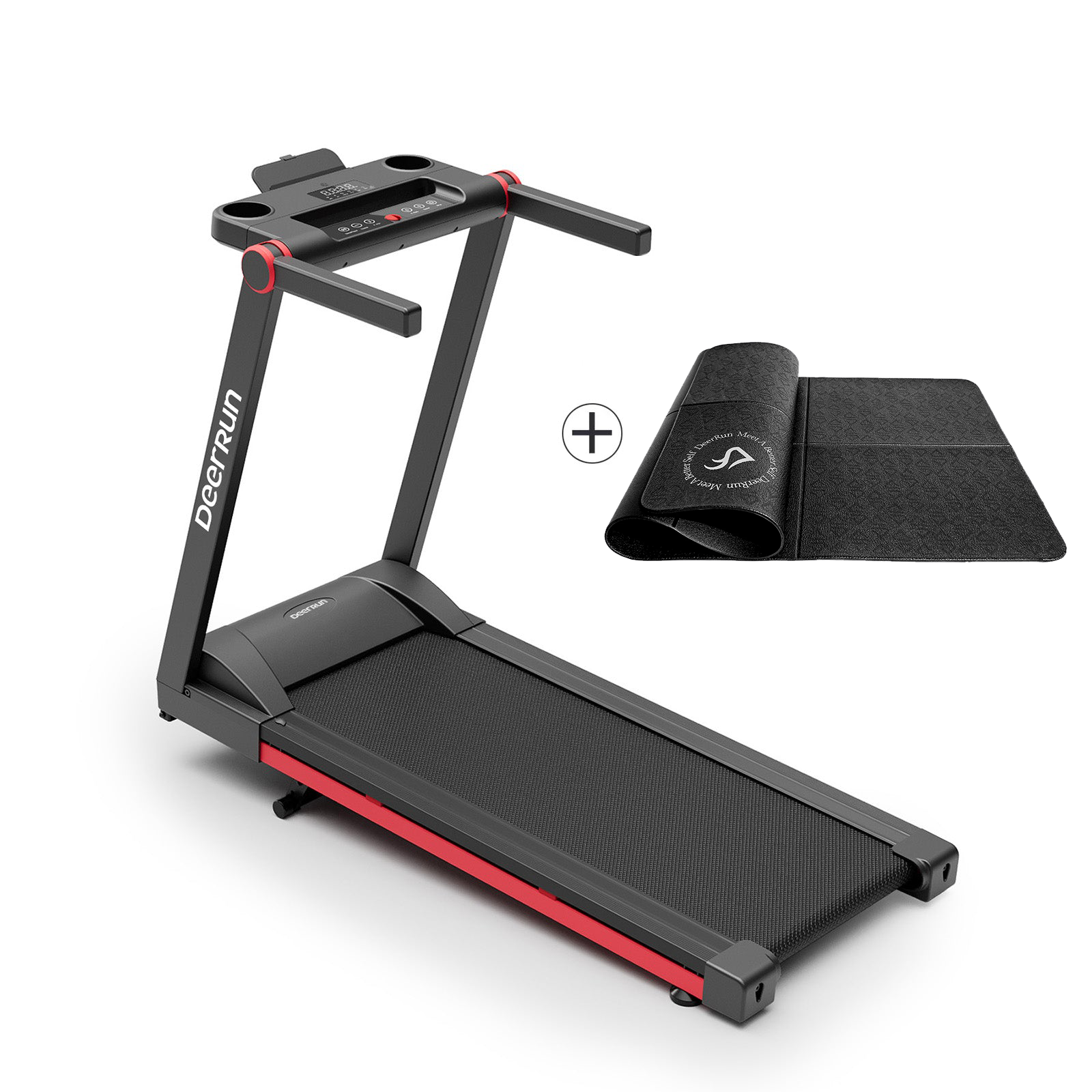 DeerRun A1 Pro Move+ – Tapis roulant pieghevole con inclinazione del 6% | Chip di aggiornamento 2025 e supporto NFC | Capacità di carico 158 kg, fino a 16 km/h