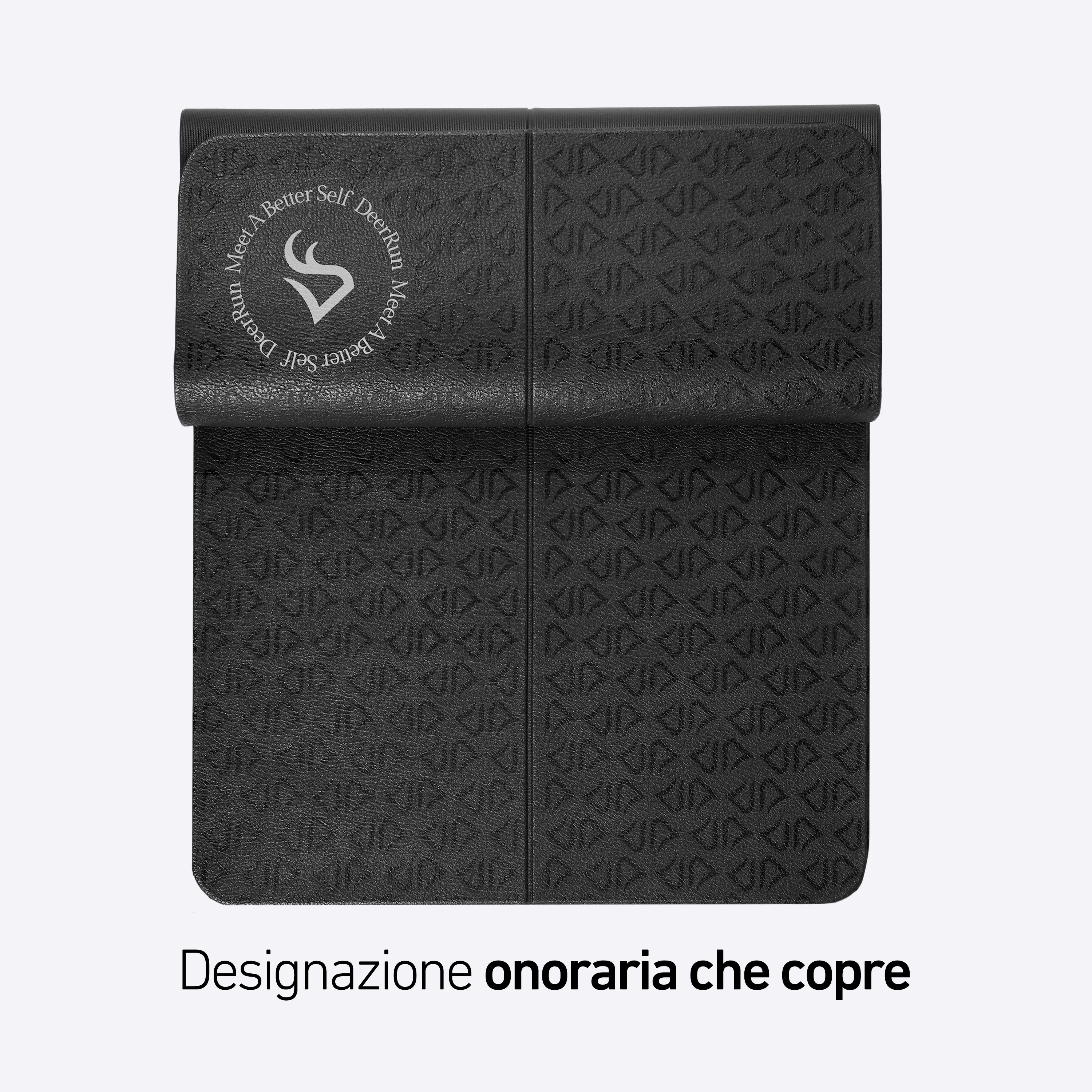 DeerRun® Tappetino Glory Signature in PVC da 6 mm, tappetino per tapis roulant pieghevole ad alta densità