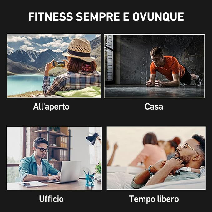 Tonificatore portatile per muscoli addominali - per esercizi addominali da fare a casa e in ufficio
