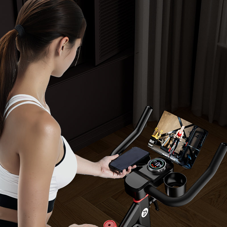 DeerRun S500 Pro King Size Cyclette da interno per persone alte, 32 livelli di resistenza magnetica, display LED