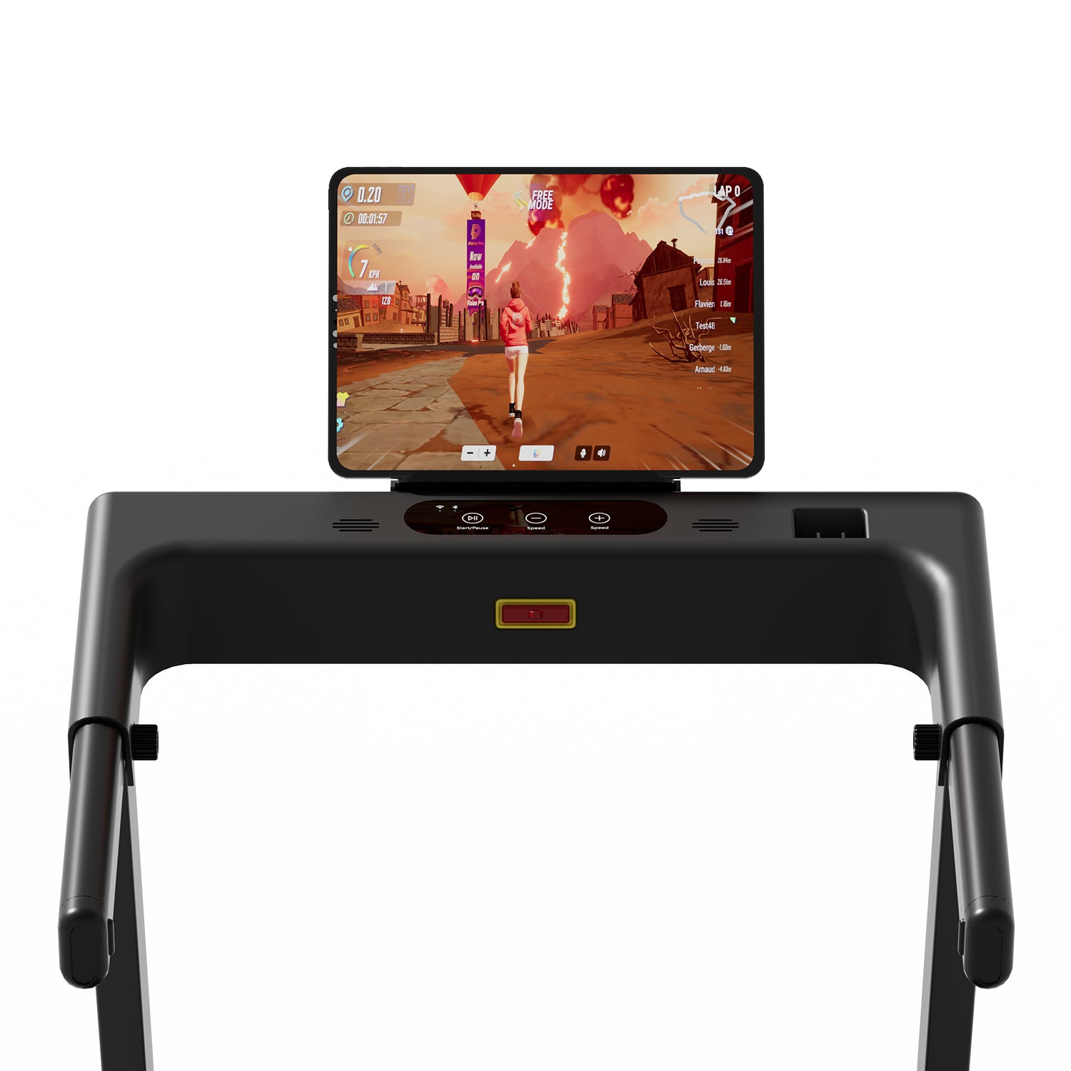 DeerRun A1 Urban-Tapis roulant pieghevole intelligente con pendenza del 6% e NFC | 150 kg, 16 km/h, Nero