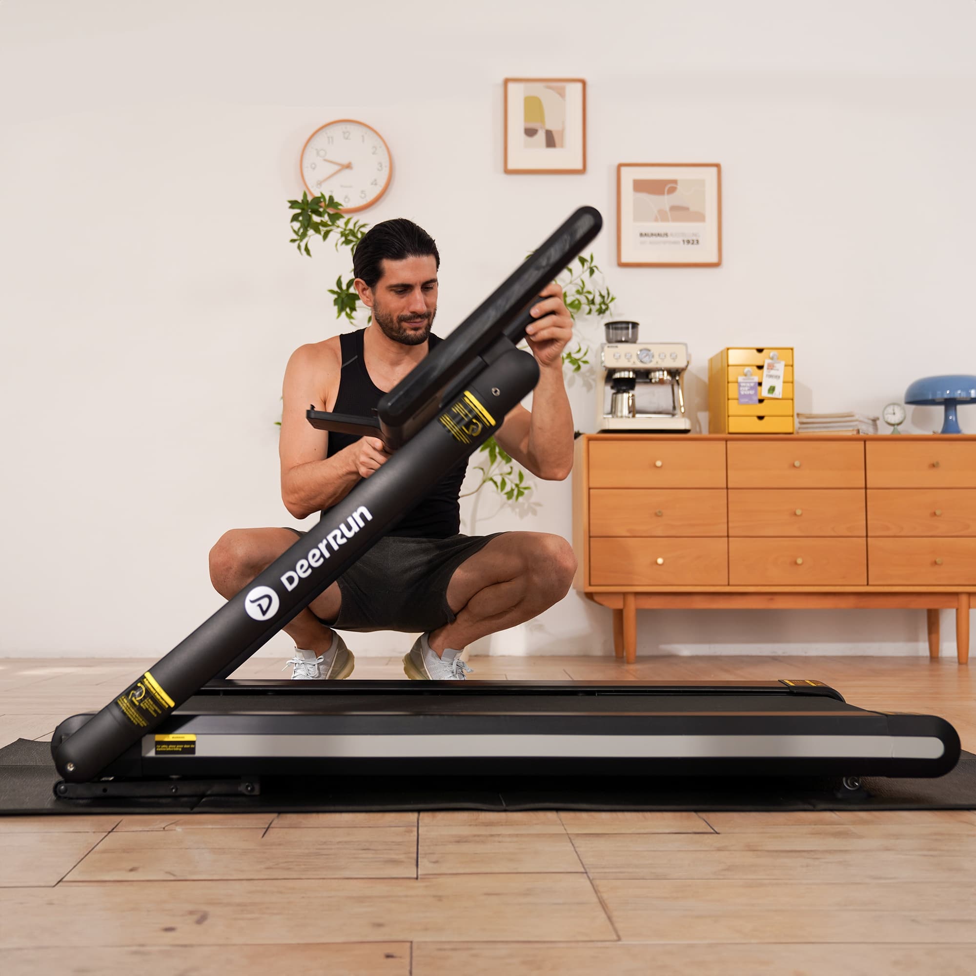 DeerRun X20 Smart Tapis roulant professionale - pendenza del 15%, fino a 18 km/h, ampia superficie di corsa