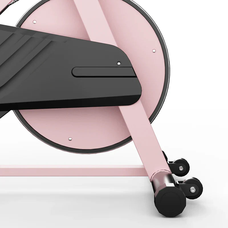 DeerRun S500 Rose Indoor Smart Bike con resistenza magnetica regolabile, cintura silenziosa e App PitPat