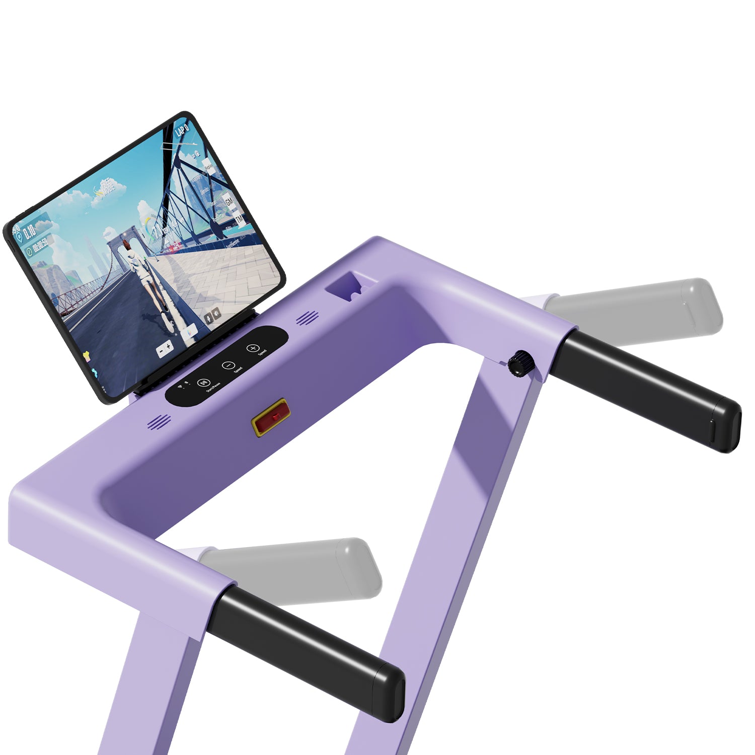 DeerRun A1 Urban-Tapis roulant pieghevole intelligente con pendenza del 6% e NFC | 150 kg, 16 km/h, Viola